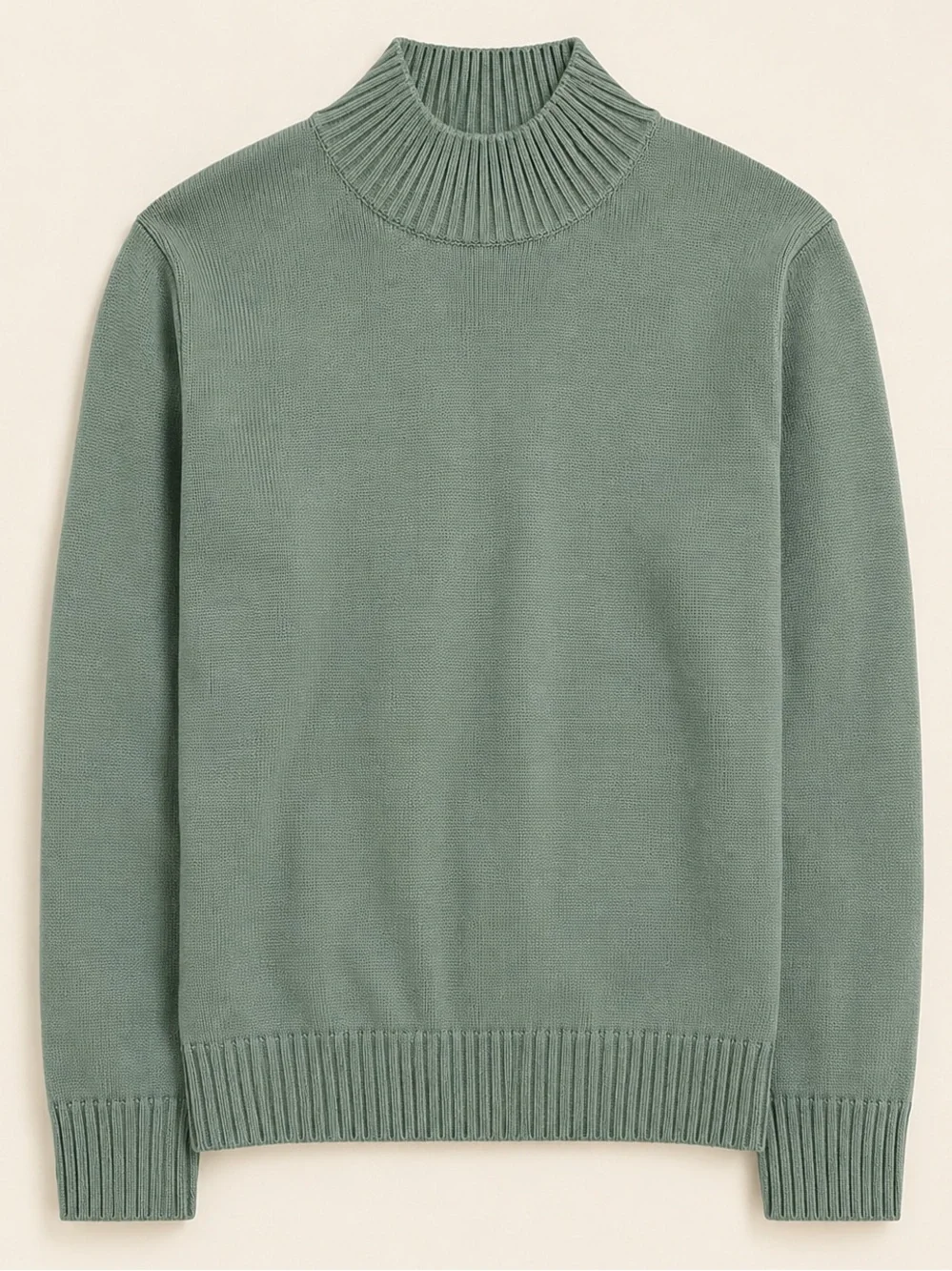 J.CREW Mens Heritage Cotton Mockneck Sweater XL Quiet Luxury Preppy Old Money